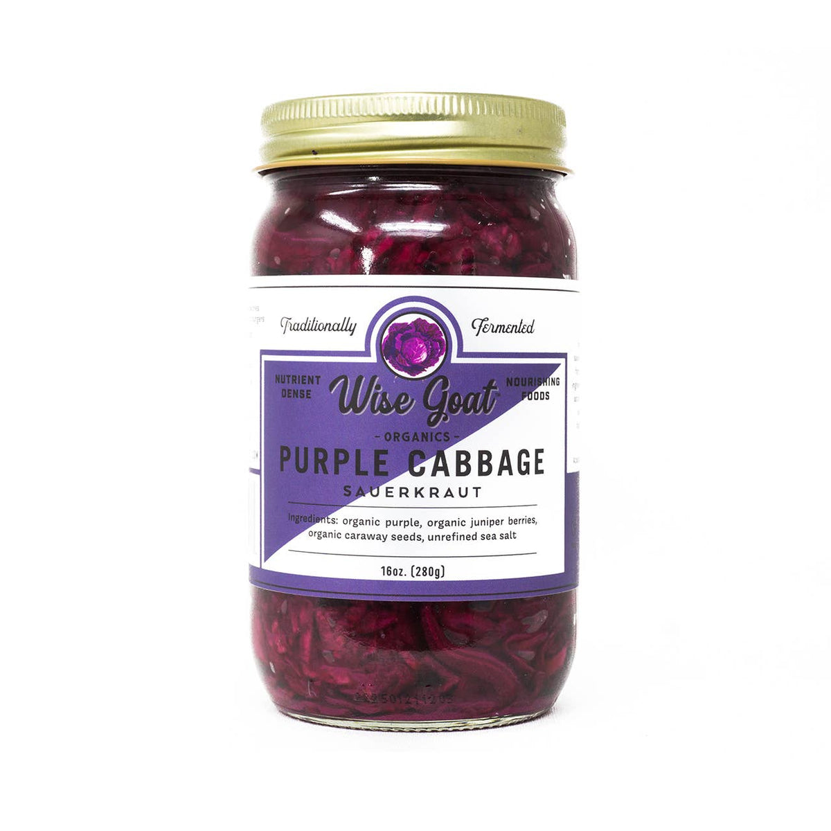 Wise Goat Organics — Purple Cabbage Kraut - Raw & Organic