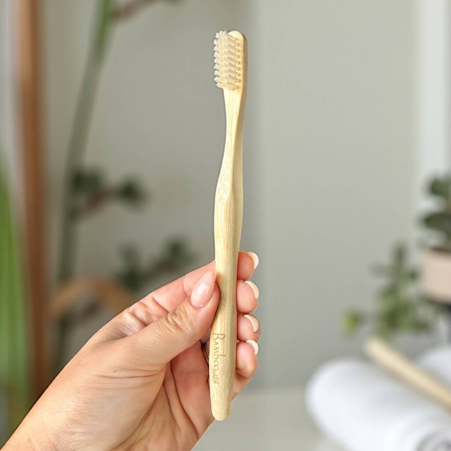 100% Compostable Bamboo Toothbrush | Faire Market Bestseller