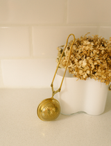 Bamboo Switch — Stainless Steel Tea Strainer