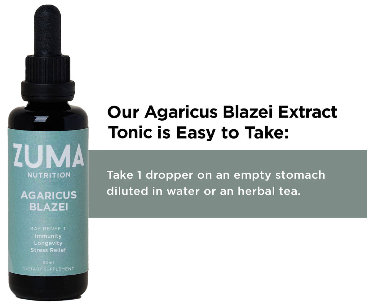 Zuma Nutrition Agaricus Blazei Murill Extract Tonic how to use