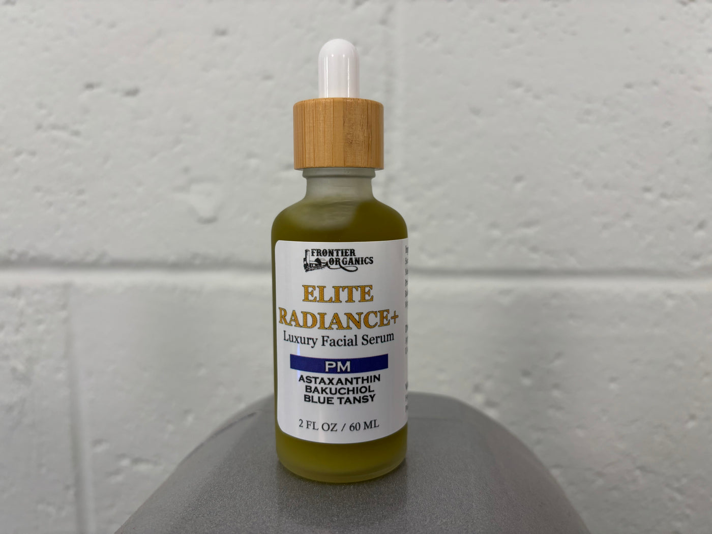 Frontier Organics — Elite Radiance+ PM · Nighttime Renewal Serum