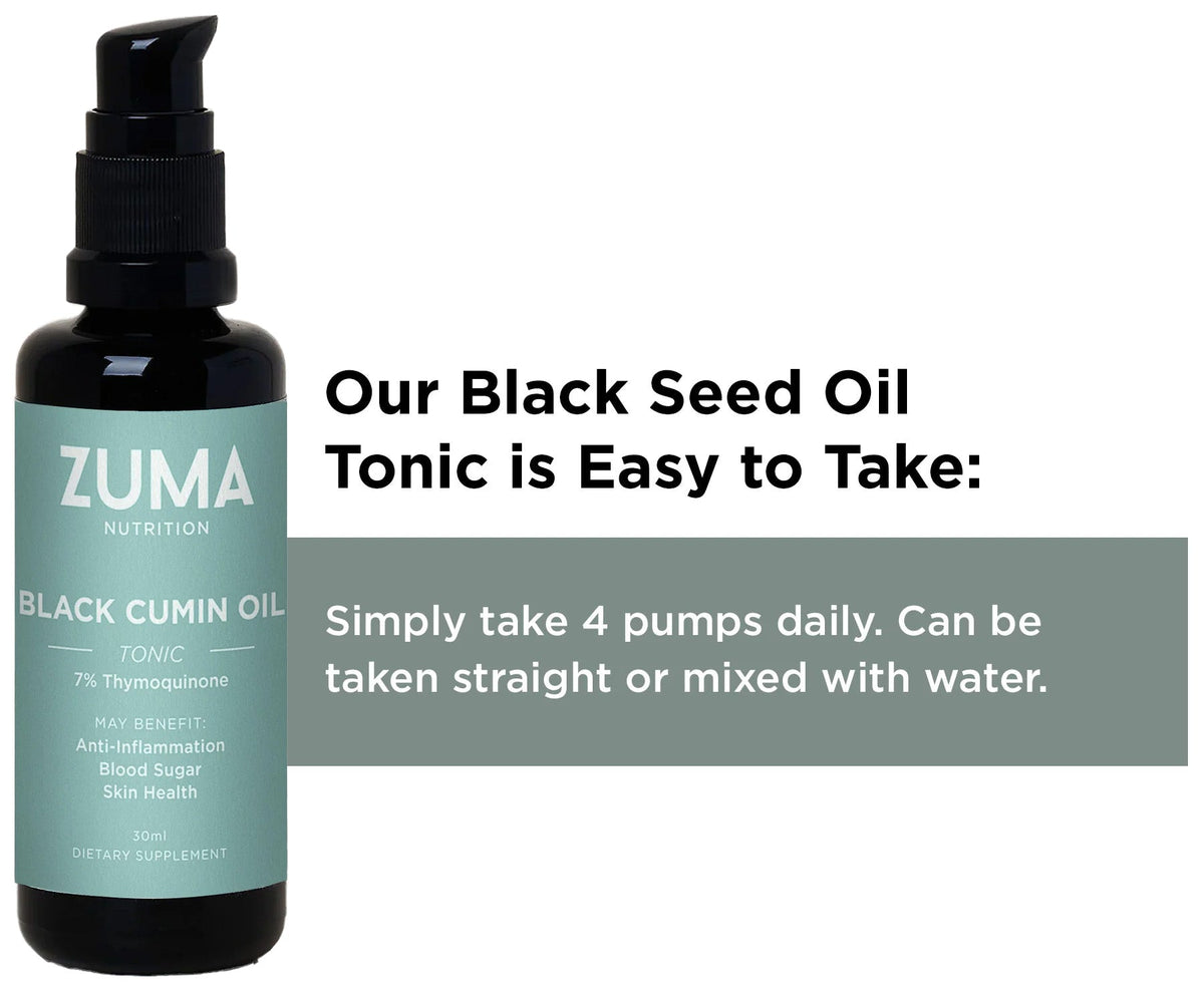 Zuma Nutrition Black Cumin Seed Oil how to use