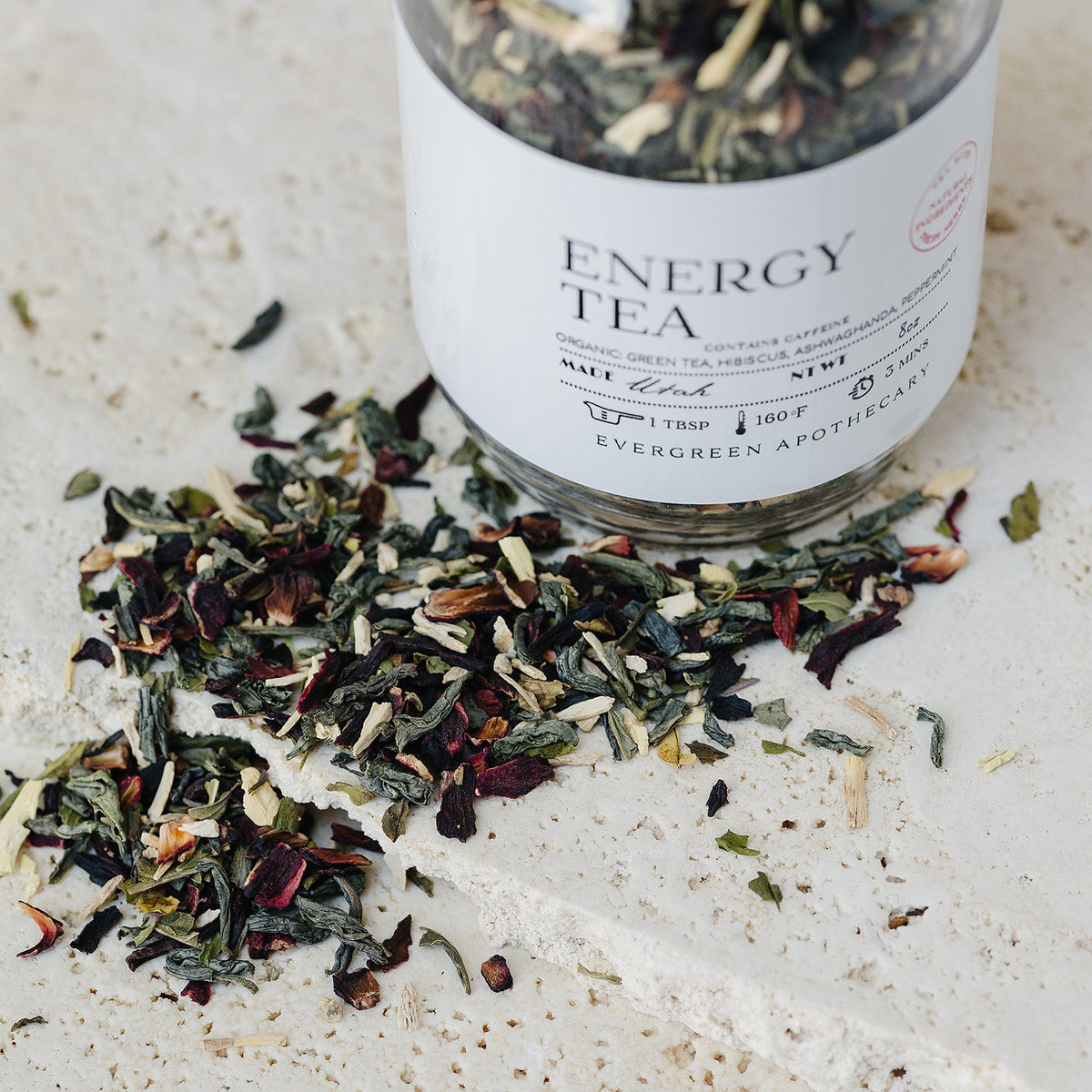 Evergreen Apothecary Energy Tea - Contains Caffeine 8oz image 3