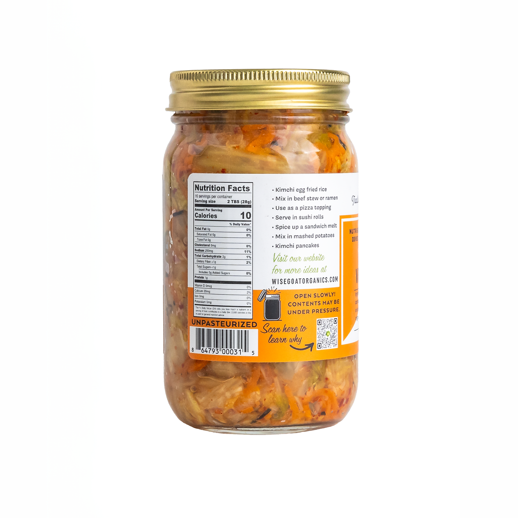 Wise Goat Organics — Vegan Kimchi - Raw & Organic