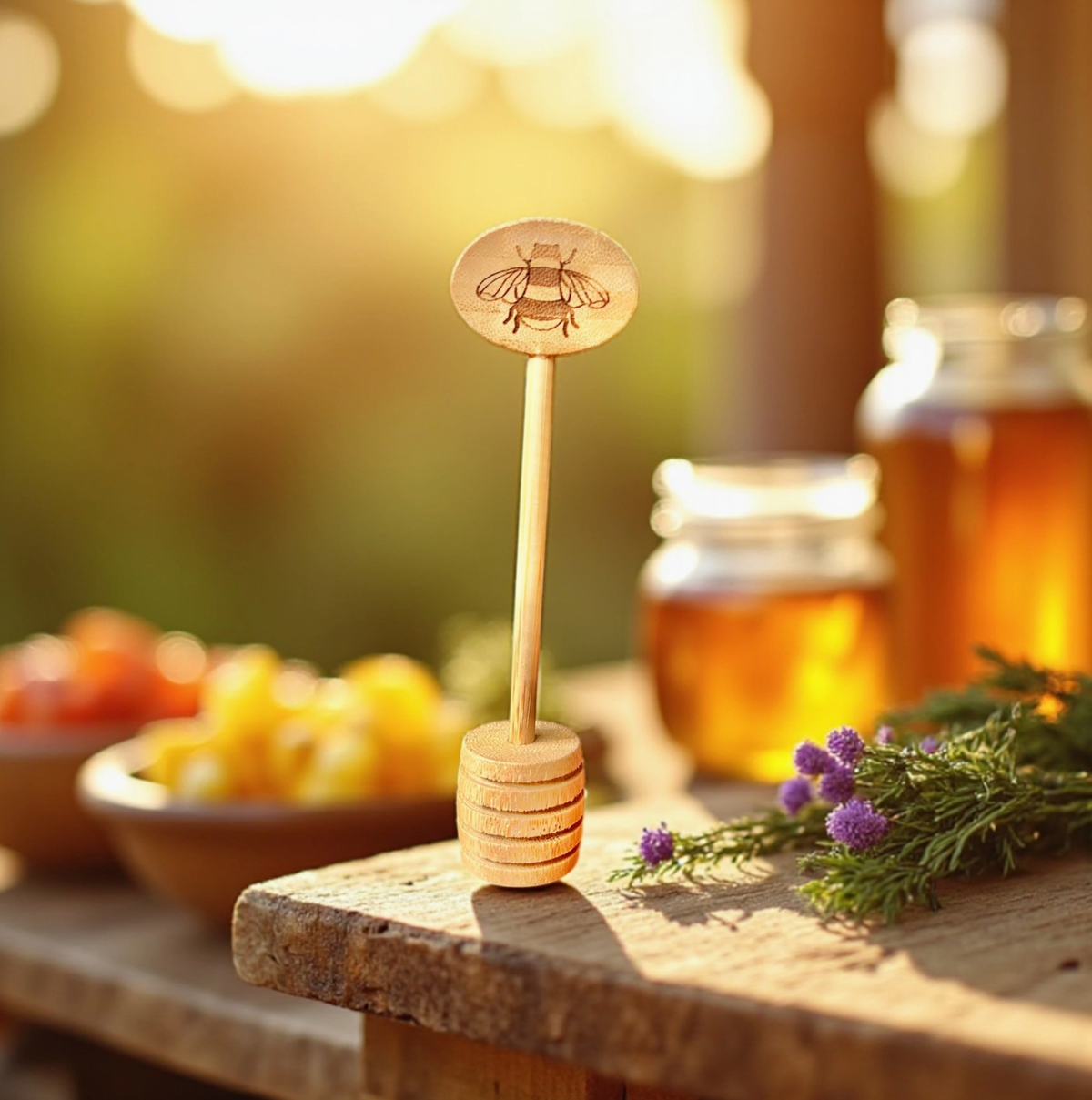 Bamboo Switch — Bamboo Honey Dipper Spoon