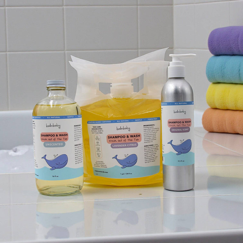 Taylor's Naturals — Natural Baby Wash/Shampoo - BULK / REFILL Closed Loop
