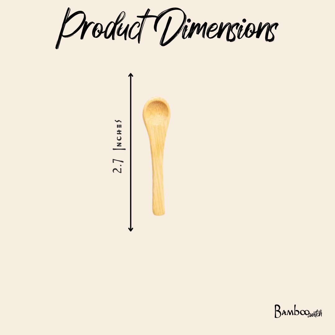 Bamboo Switch — Mini Bamboo Spice Spoon