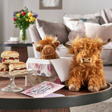 Keycraft — Living Nature Highland Cow Large Plush Stuffed Animal Toy