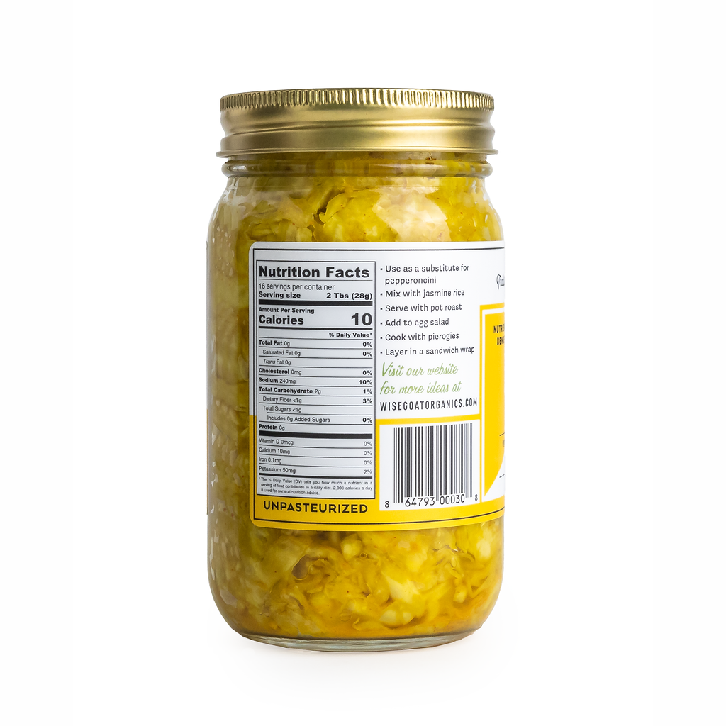 Wise Goat Organics — Golden Kraut - Raw & Organic