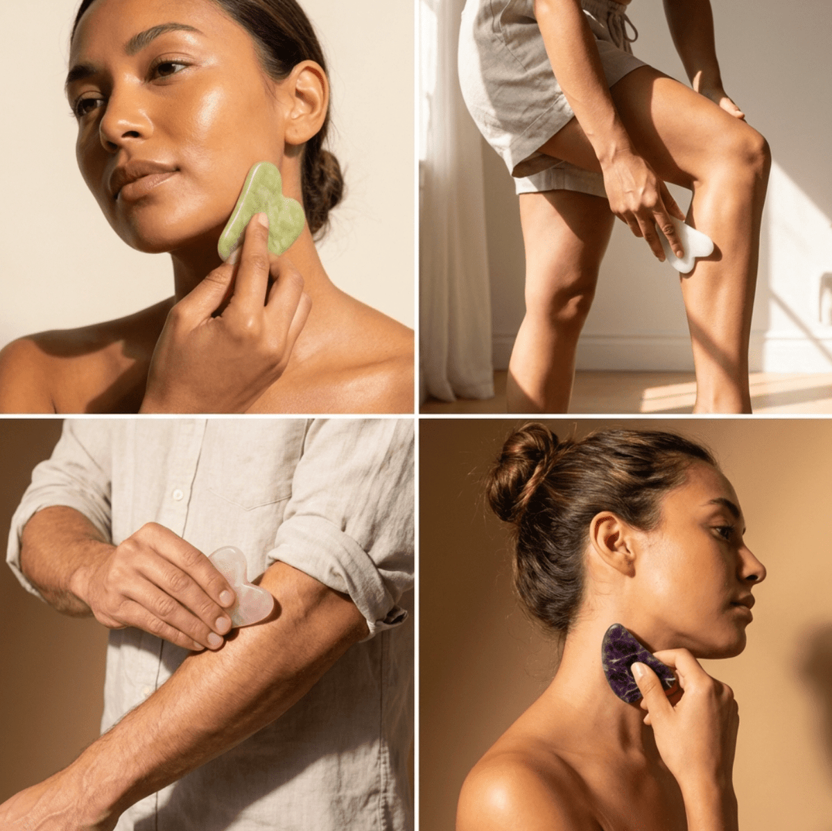 Bamboo Switch Gua Sha Facial Stone