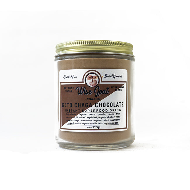 Wise Goat Organics — Keto Chaga Chocolate Drink Powder