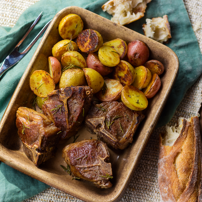 Stemple Creek Ranch — Grass-Fed Lamb Loin Chops, Bone-In (approx. 1.5 lb)