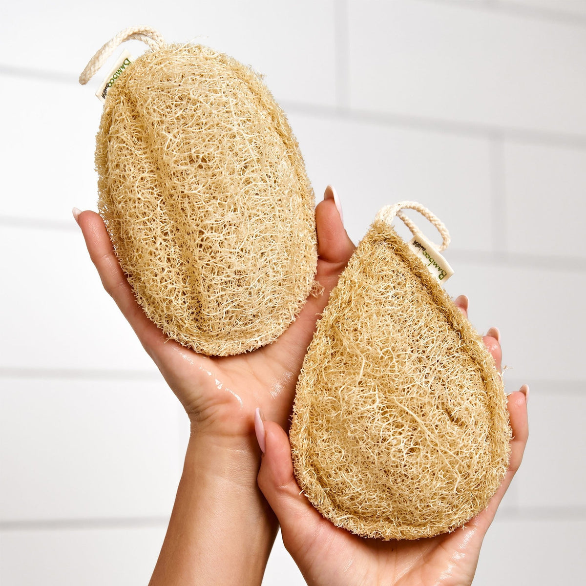 Bamboo Switch — Large Exfoliating Loofah (Oval)