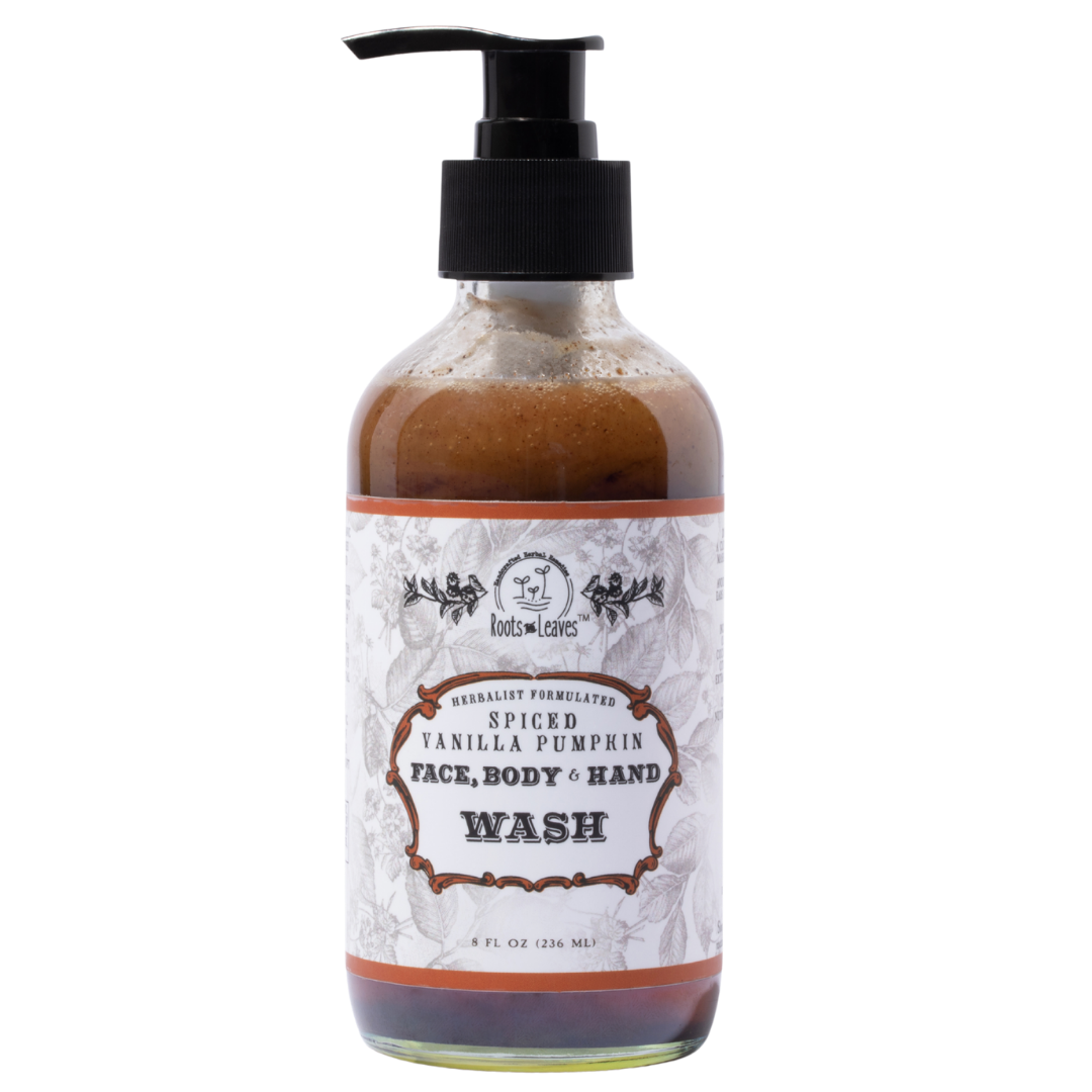 Roots And Leaves Spiced Vanilla Pumpkin Face Body and Hand Wash