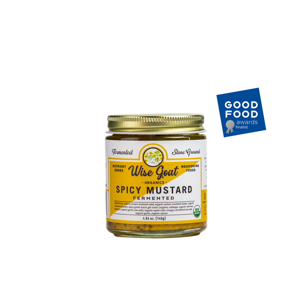 Wise Goat Organics — Fermented Spicy Mustard - Raw & Organic