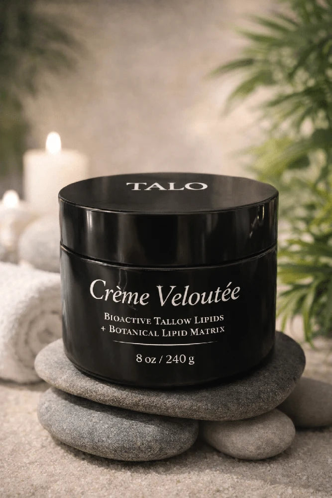 TALO Crème Veloutée tallow skincare, an example from the Frontier Organics retail range